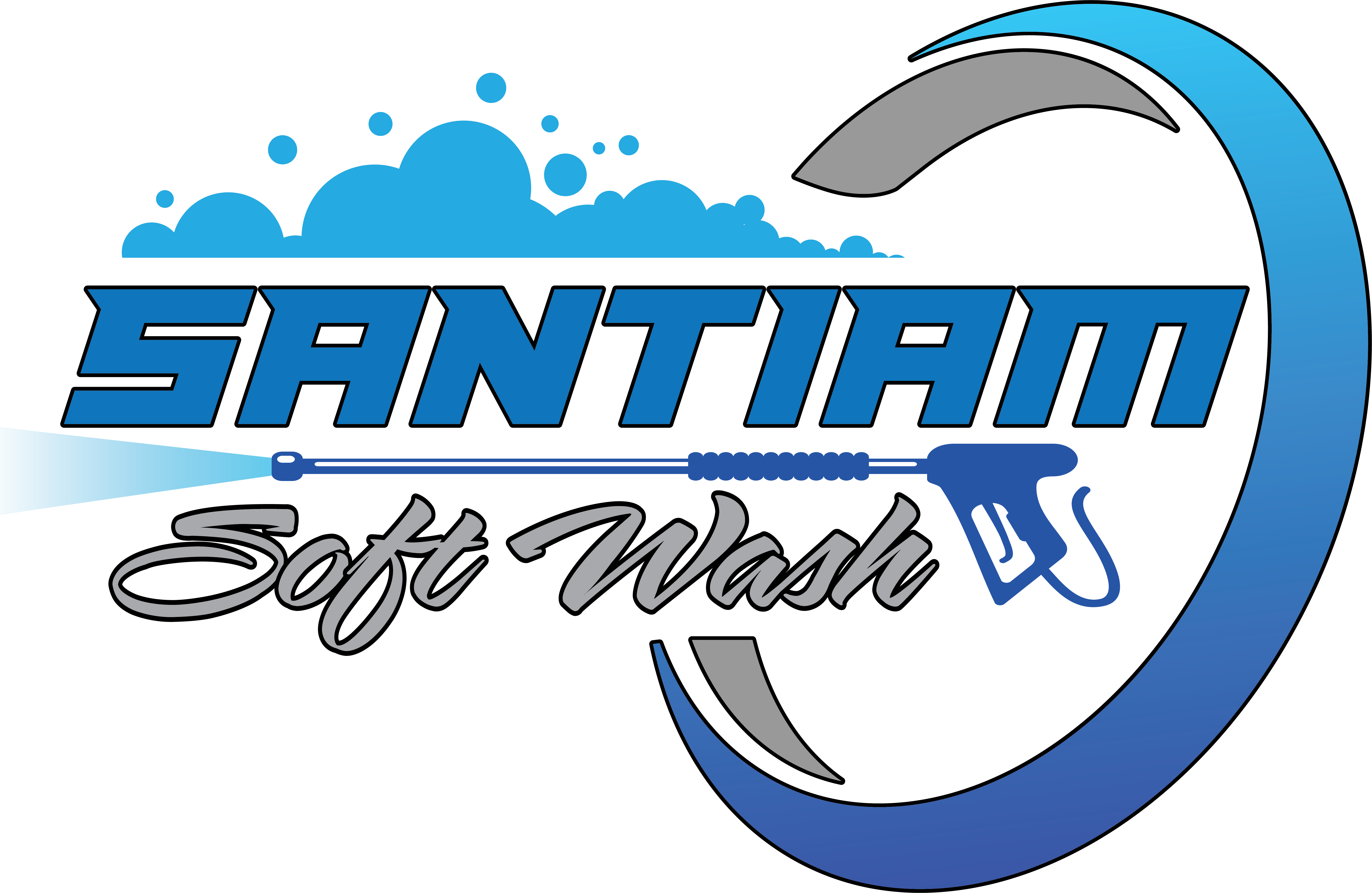 Santiam Softwash Logo