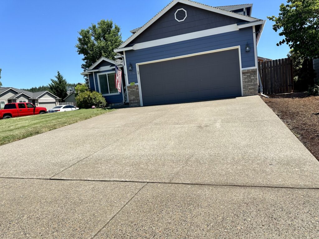 Pressure Washed Driveway