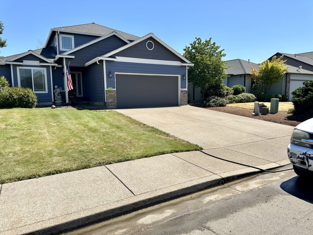 Driveway After Pressure Wash