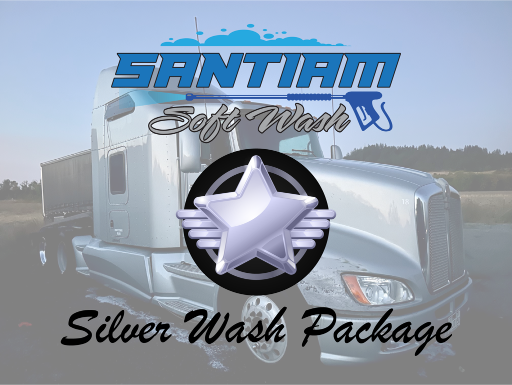 Silver Truck Wash Package Graphic